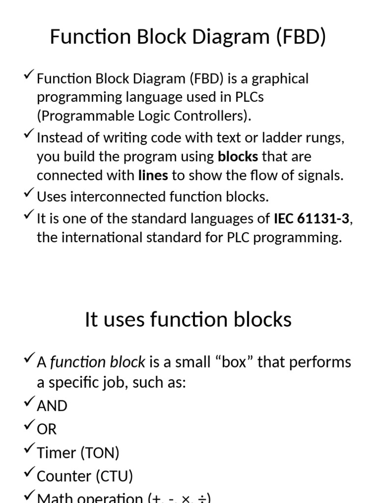 FBD in Delta PLC Presentation | PDF | Programmable Logic Controller ...