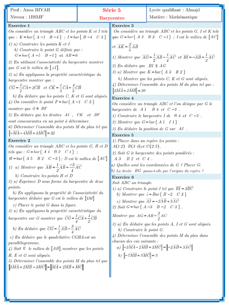 Correction S5 | PDF