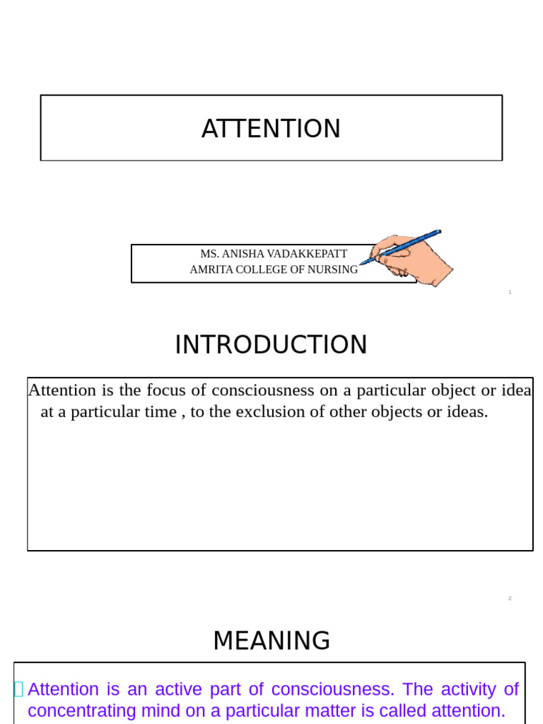 Understanding Attention: Key Concepts and Types | PDF | Attention ...