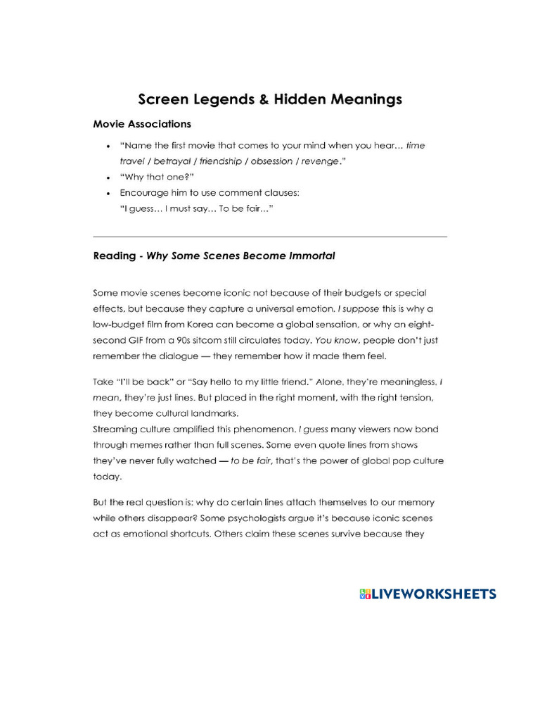Worksheet 8311412 | PDF
