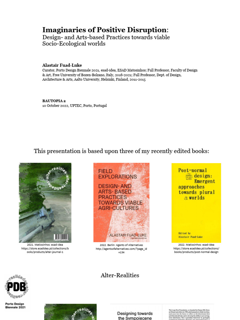 Imaginaries of Positive Disruption | PDF | Knowledge