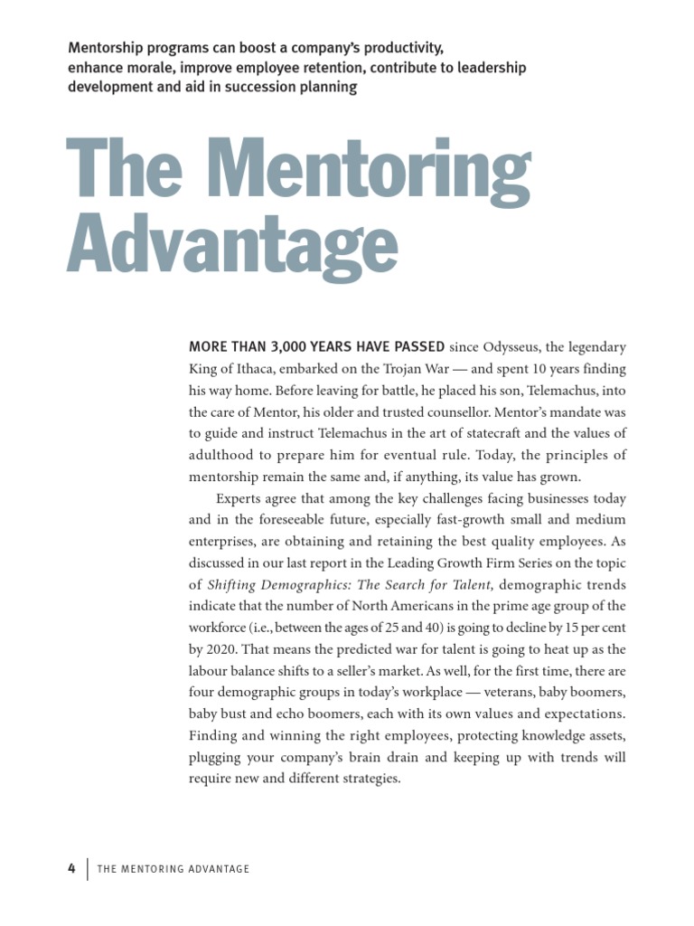 Mentoring Management | PDF