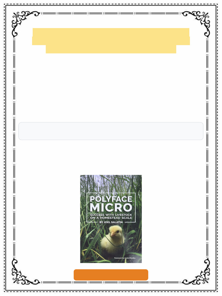 Polyface Micro Success with Livestock on a Homestead Scale 1st Edition ...