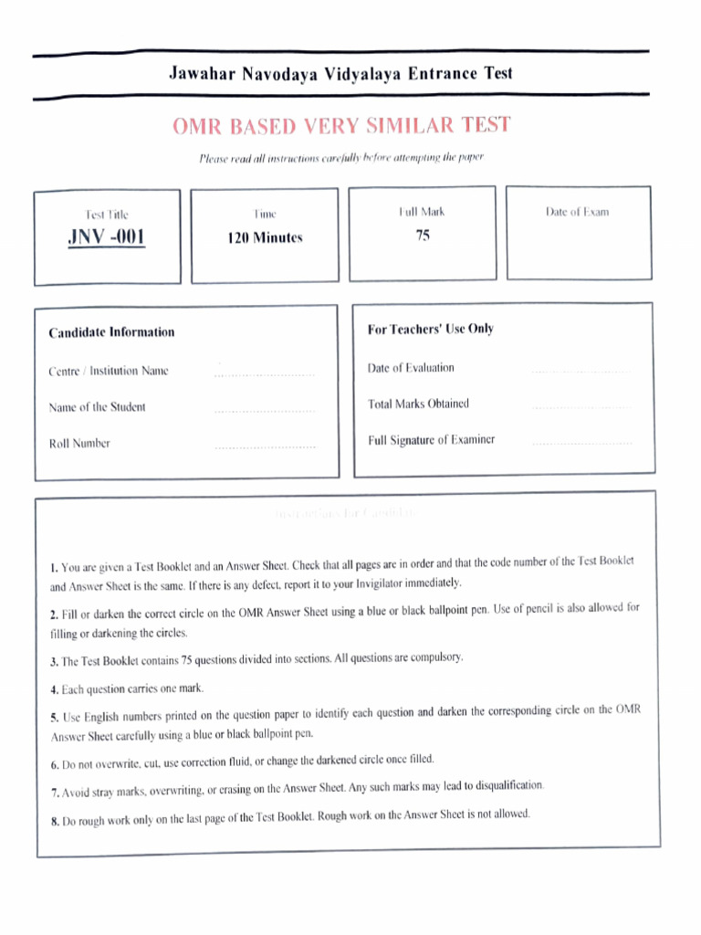 JNV CH 19 | PDF