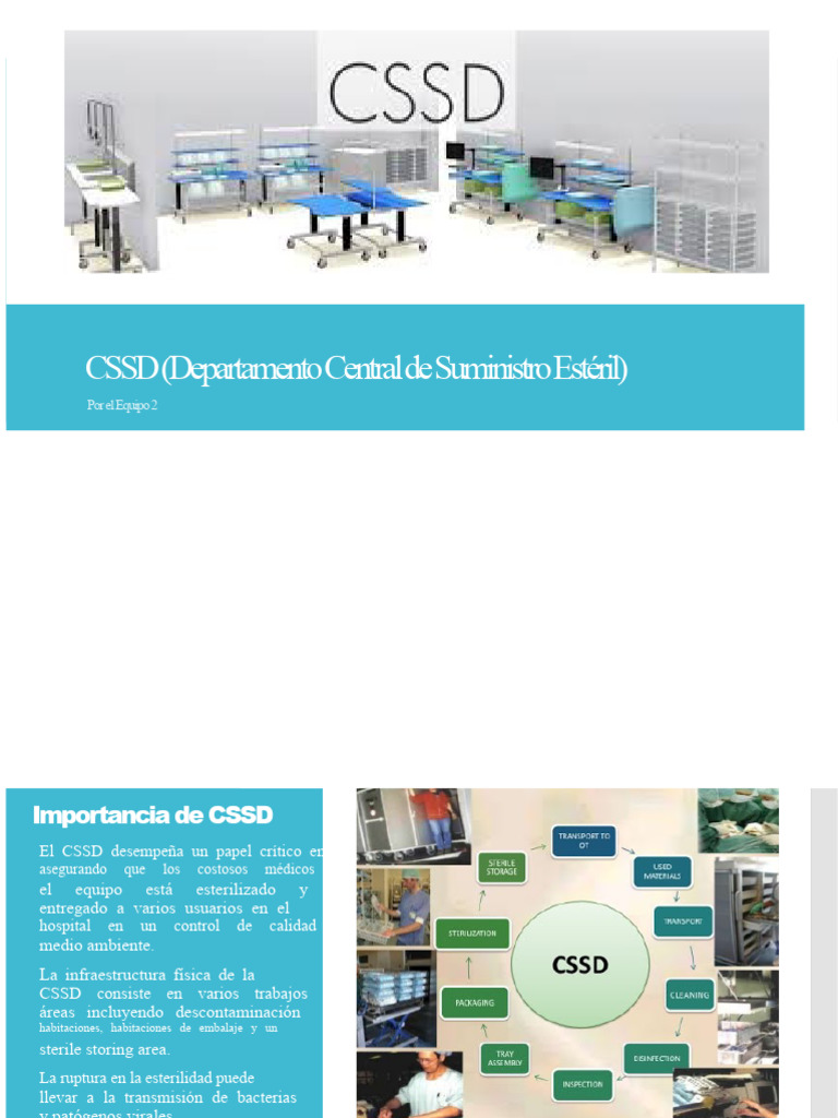 Importancia y Diseño del CSSD Hospitalario | PDF | Esterilización ...