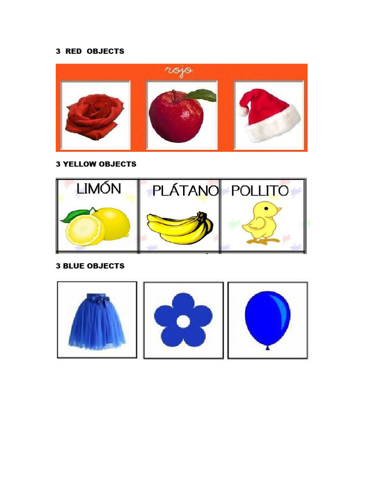 3 Red Objects | PDF
