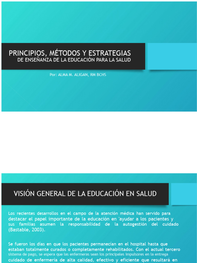 Estrategias de Enseñanza en Salud | PDF | Enfermería | Aprendizaje