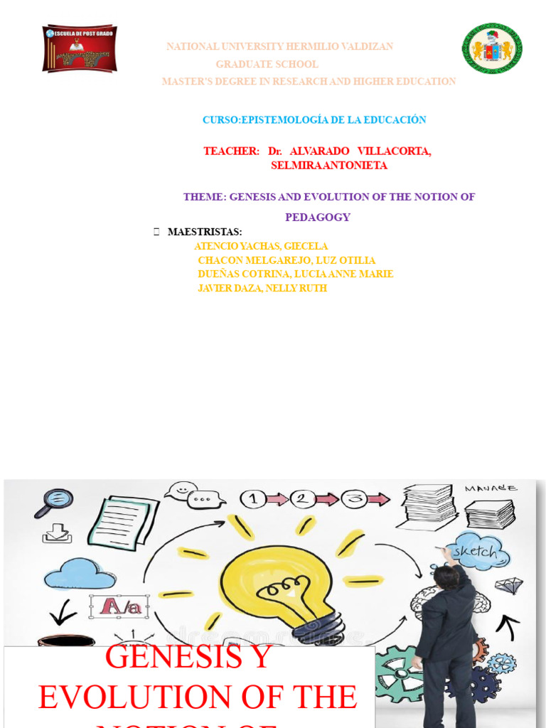 Genesis and Evolution of Pedagogy | PDF | Pedagogy | Liberal Arts Education