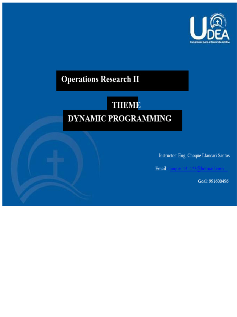 Dynamic Programming Concepts Explained | PDF | Dynamic Programming ...
