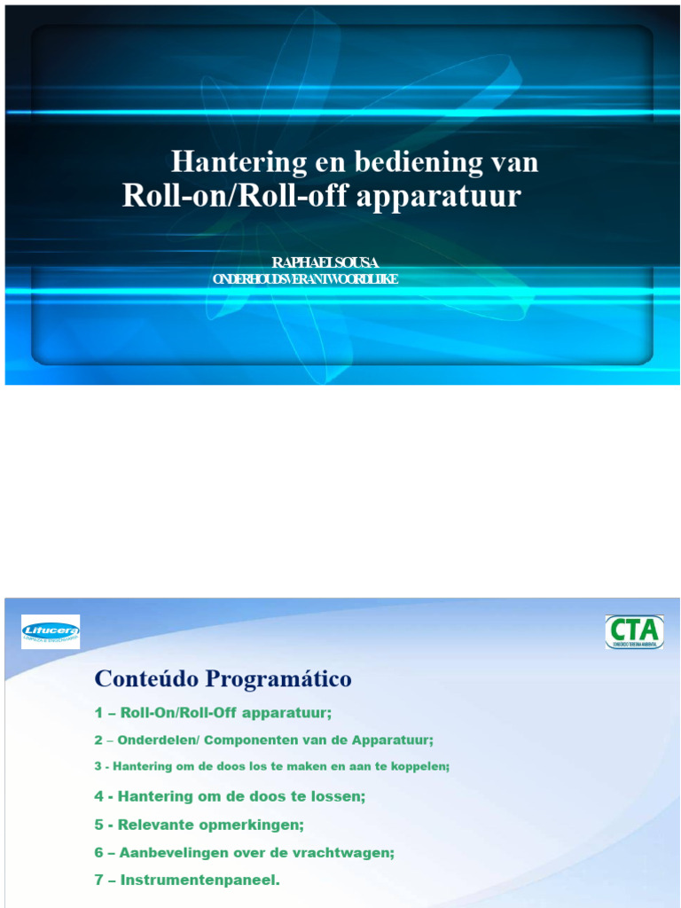 Roll On - Roll Off Training | PDF