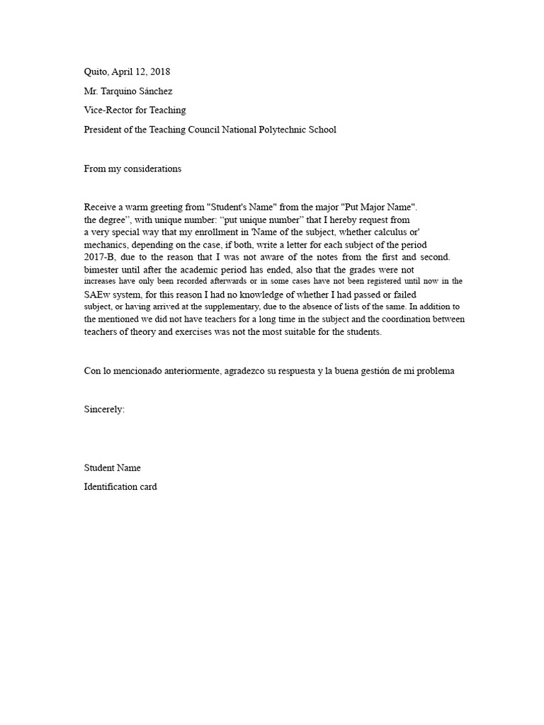 Request For Course Cancellation - EPN | PDF