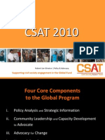 CSAT 2010: Supporting Civil Society Engagement in The Global Fund