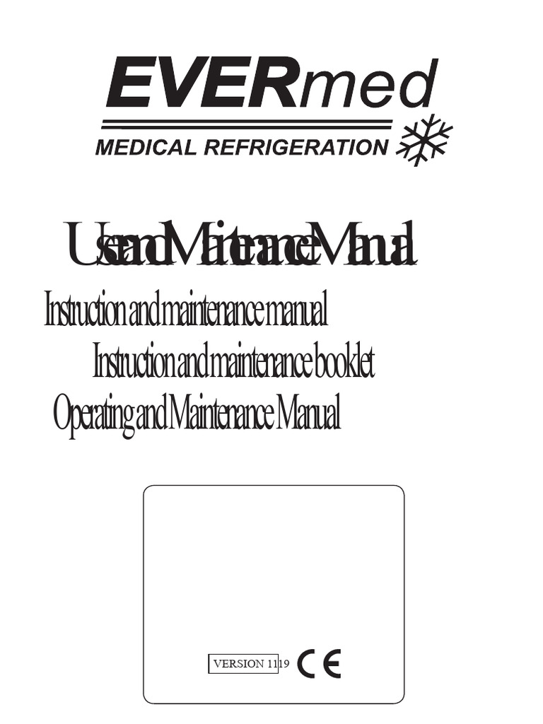 Comprehensive Maintenance Manual | PDF | Refrigerator | Electrical ...