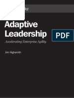 Adaptive Leadership Accelerating Enterprise Agility Jim Highsmith Thoughtworks