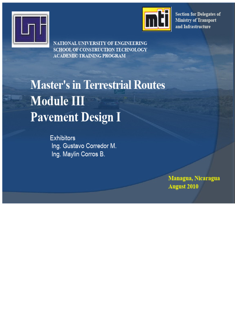 Pavement Design Techniques Overview | PDF | Road Surface | Applied And ...