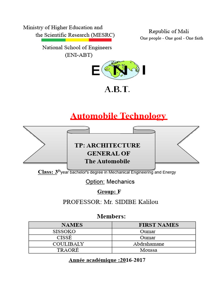 Automobile practical work | PDF | Gear | Manual Transmission