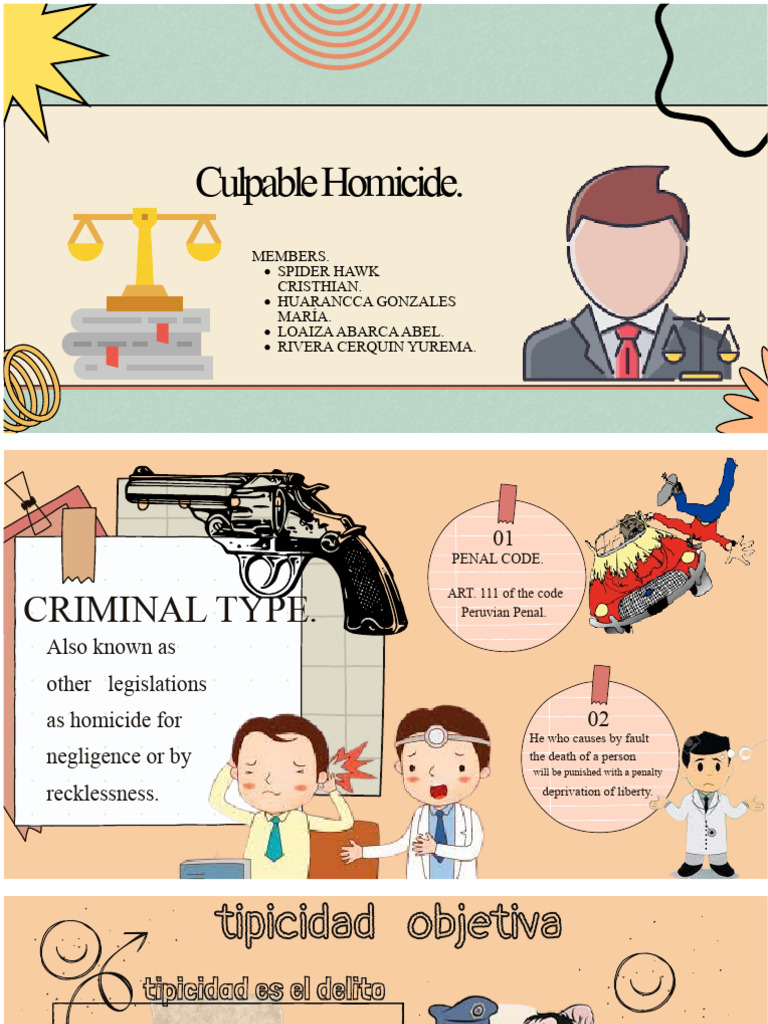 Understanding Culpable Homicide in Peru | PDF | Manslaughter | Deviance ...