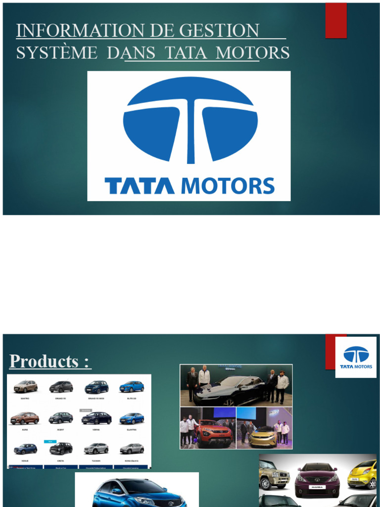 Systèmes d'Information et ERP chez Tata Motors | PDF | Progiciel de ...