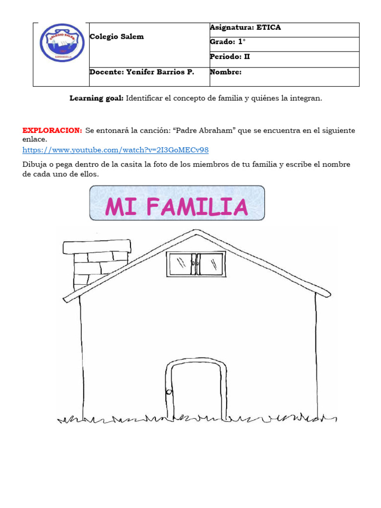 Concepto y Tipos de Familia para Niños | PDF