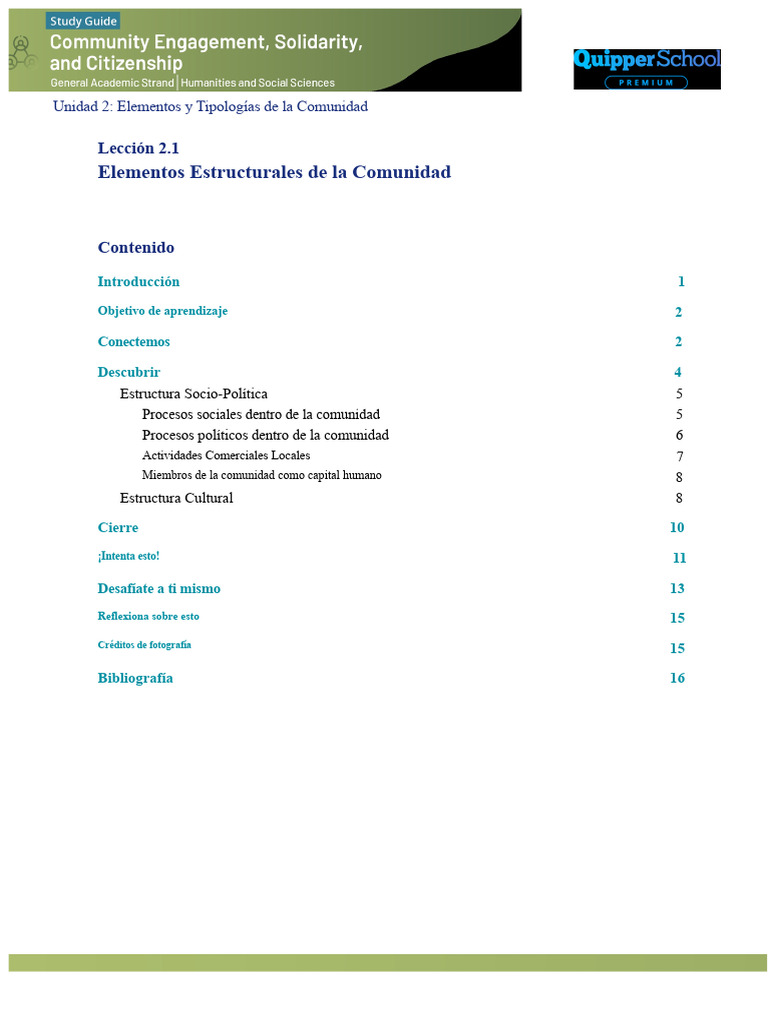 Estructuras y Tipos de Comunidades | PDF | Comunidad | Socialización