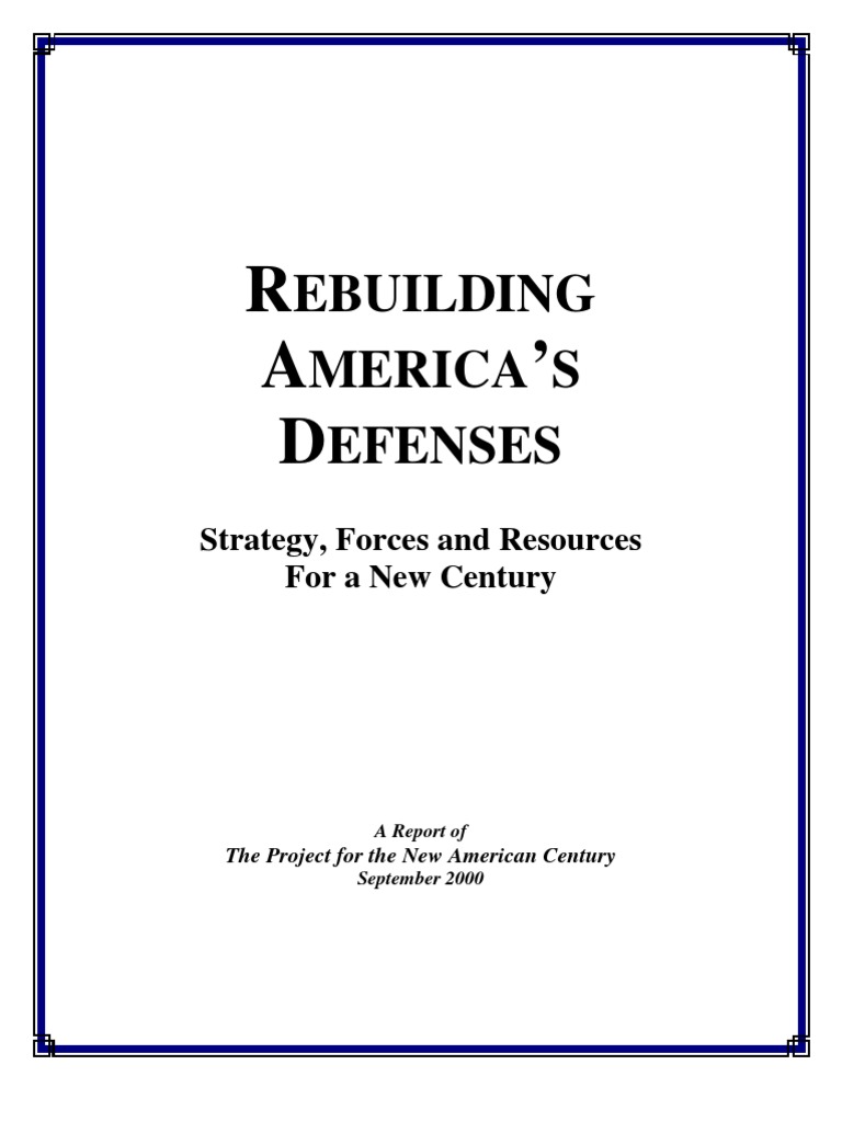 Rebuilding America’s Defenses