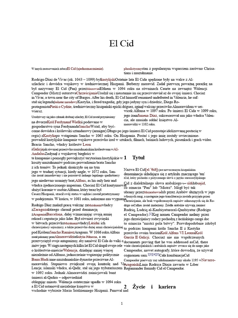 El Cid | PDF