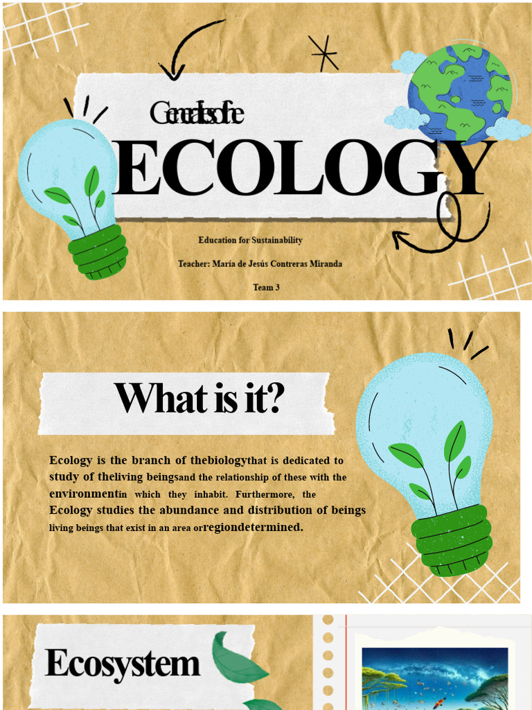 Understanding Ecology and Ecosystems | PDF | Ecosystem | Ecology