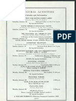 List of Inaugural Activities, 1969