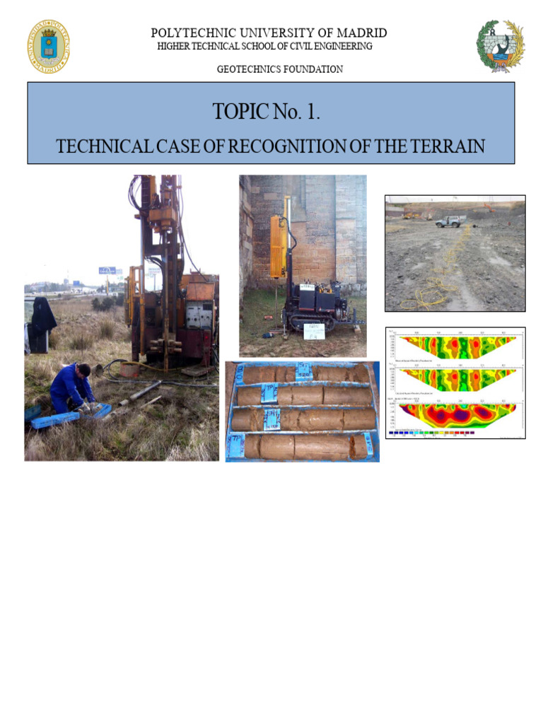 Geotechnical Land Recognition Techniques | PDF | Geotechnical Engineering