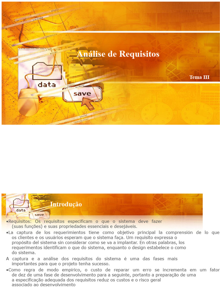 Análise de Requisitos em Engenharia de Software | PDF | Engenharia de ...