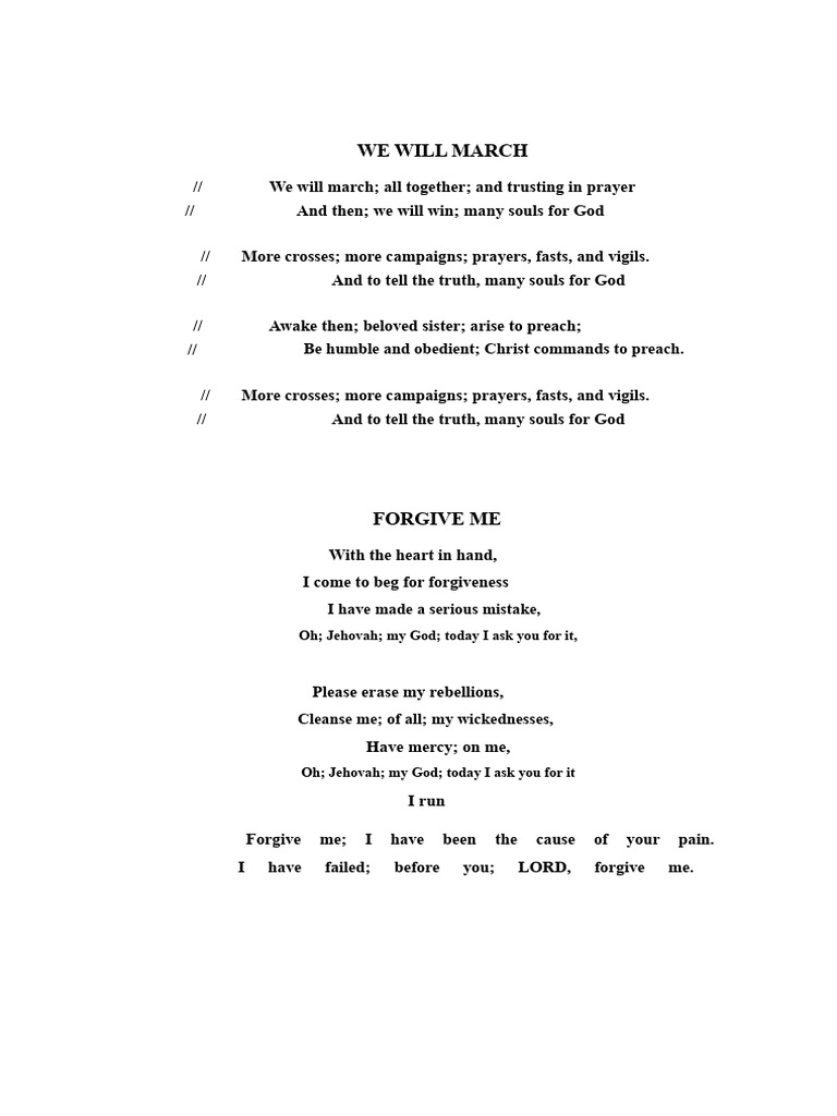 FORGIVE ME | PDF