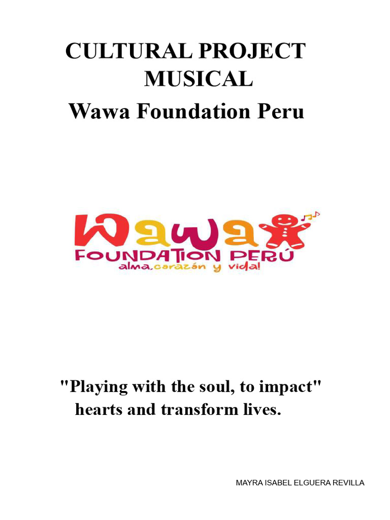 Wawa Foundation Peru: Musical Impact Project | PDF | Peru | Orchestras