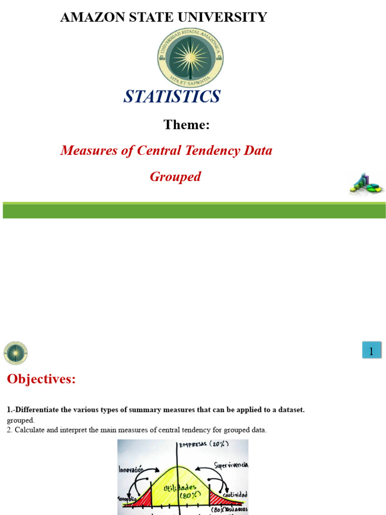 Measures of Central Tendency For Grouped Data | PDF | Mean | Average