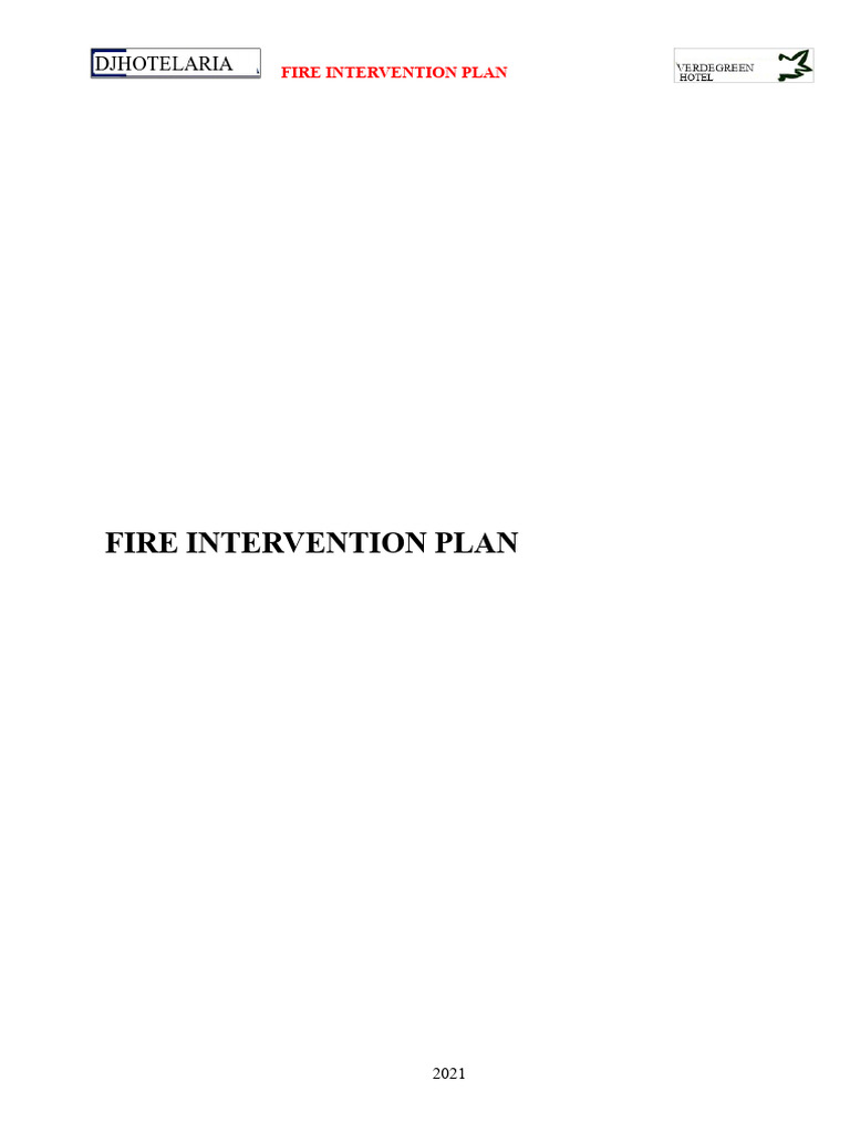 Fire Intervention Plan Overview | PDF | Cardiopulmonary Resuscitation ...