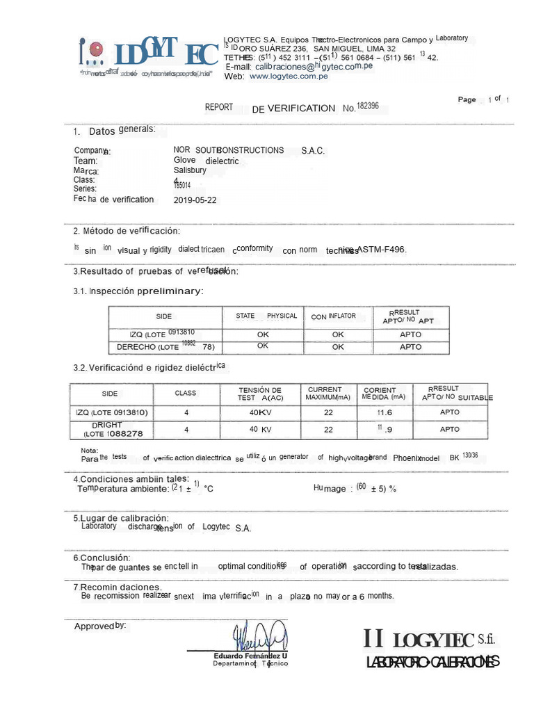 Test Report - Dialectical Gloves | PDF | Electricity | Electromagnetism