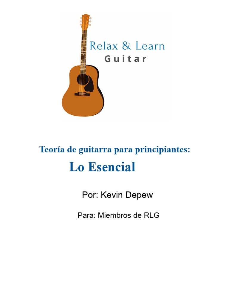 Teoría de guitarra para principiantes | PDF | Acorde (Música) | Escala ...