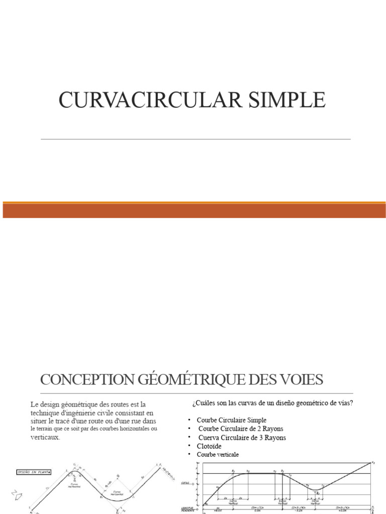 Conception de courbes circulaires simples | PDF | Cercle | Courbe