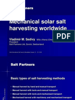 Mechanical Solar Salt Harvesting Worldwide