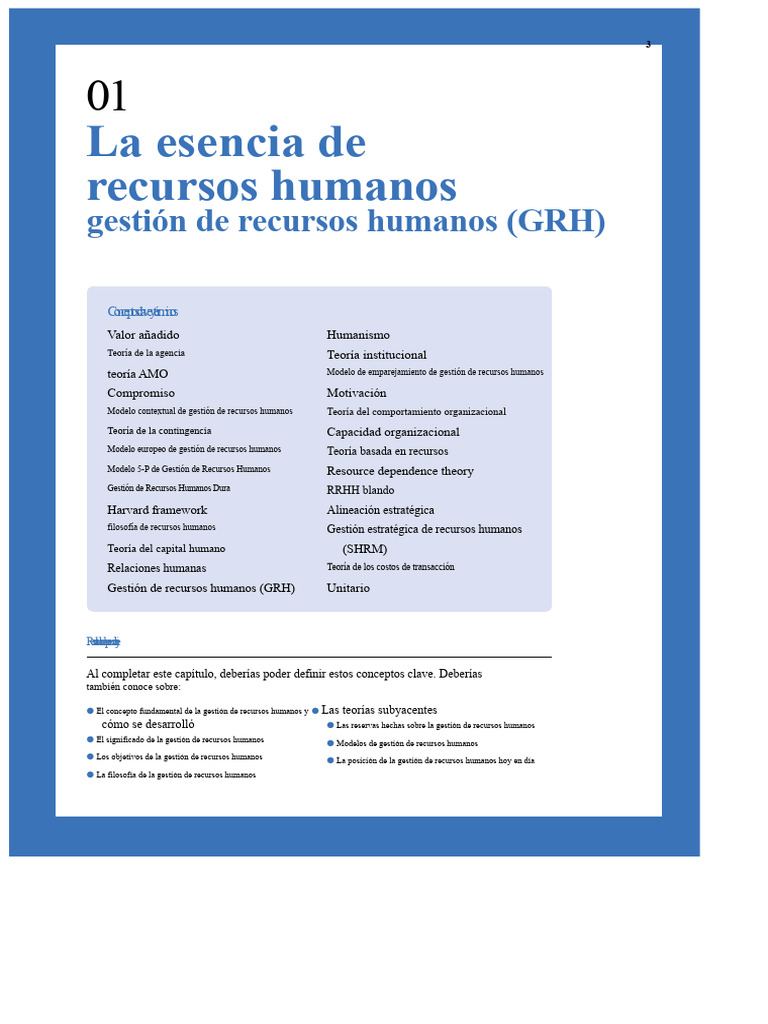Fundamentos de la Gestión de Recursos Humanos | PDF | Gestión de ...