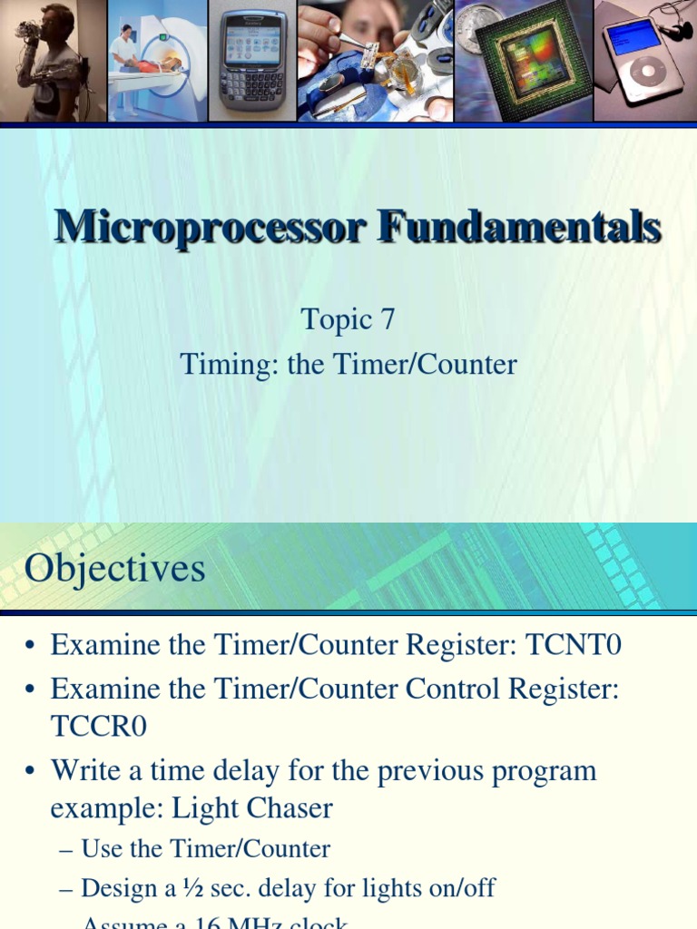 Timer/Counter Basics for Microprocessors | PDF | Timer | Electronic Design