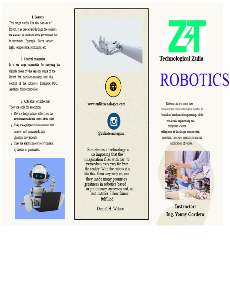 Overview of Robotics Components | PDF | Robotics | Robot