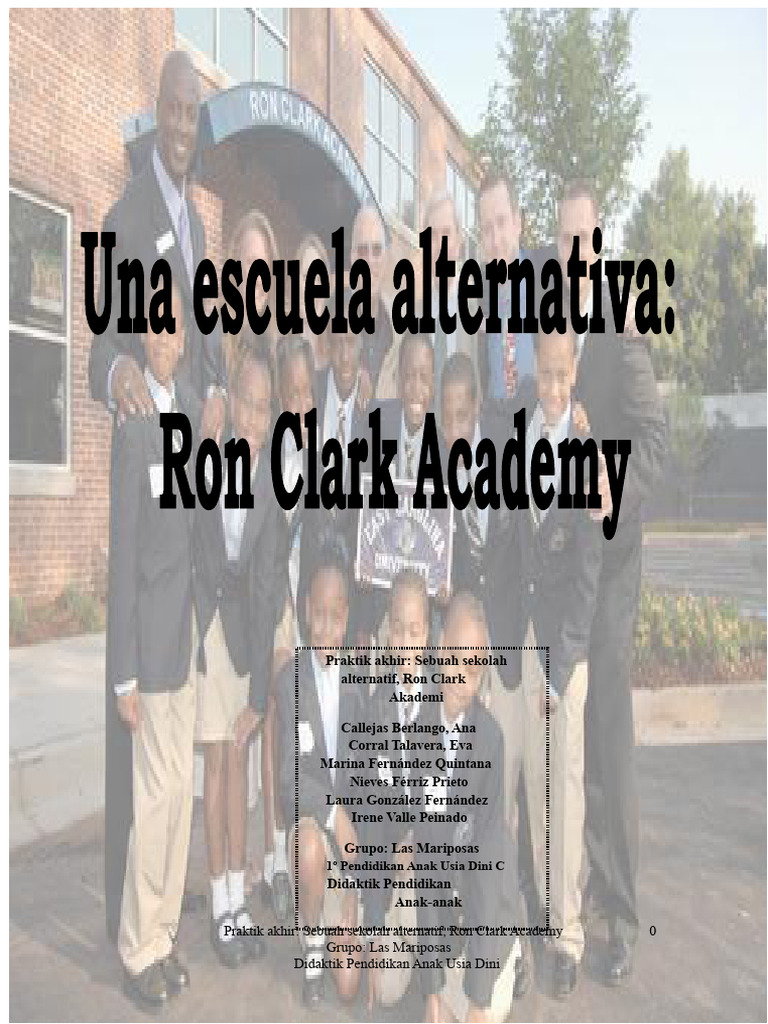 Sekolah Alternatif Ron Clark Academy | PDF