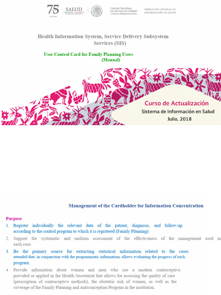 User Control Card For PF Manual | PDF | Family Planning | Birth Control