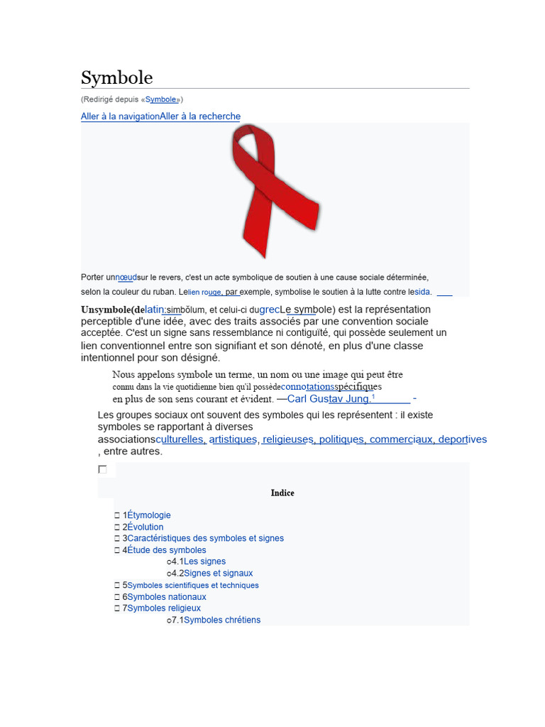 Comprendre les symboles et leur signification | PDF | Symboles ...