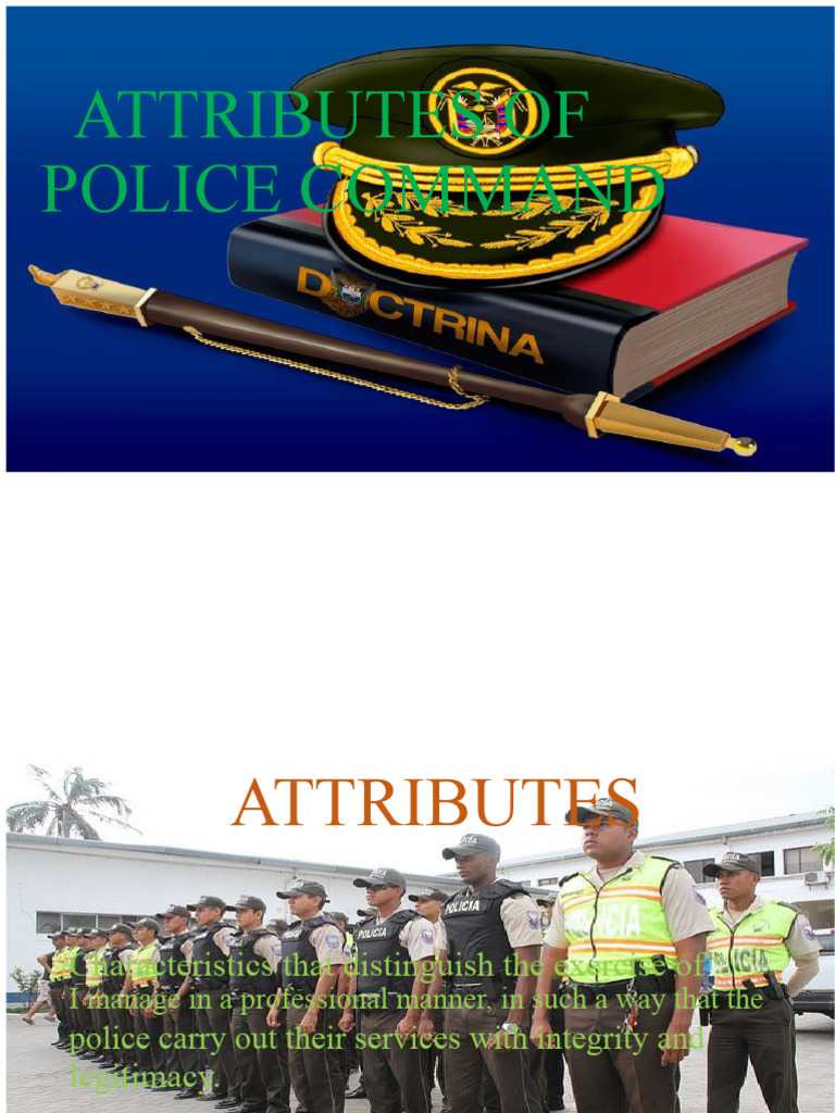 Attributes of Police Command | PDF