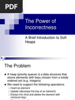 The Power of Incorrectness: A Brief Introduction To Soft Heaps