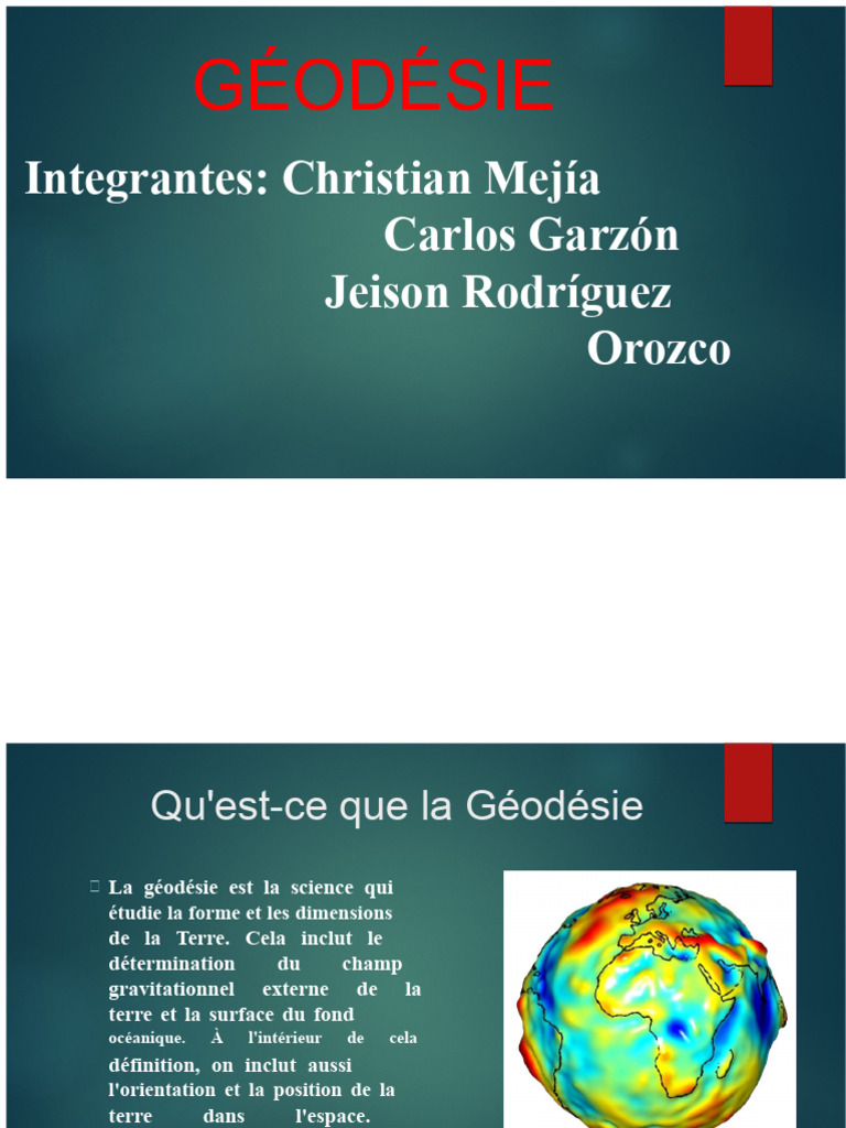 Géodésie | PDF | Géodésie | Topographie