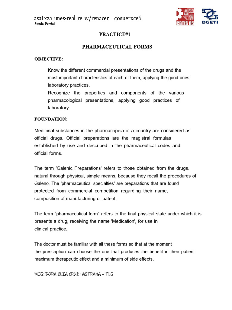 Understanding Pharmaceutical Forms | PDF | Tablet (Pharmacy) | Drugs