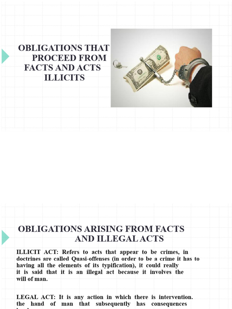 Obligations from Illegal Acts Explained | PDF | Crimes | Crime & Violence