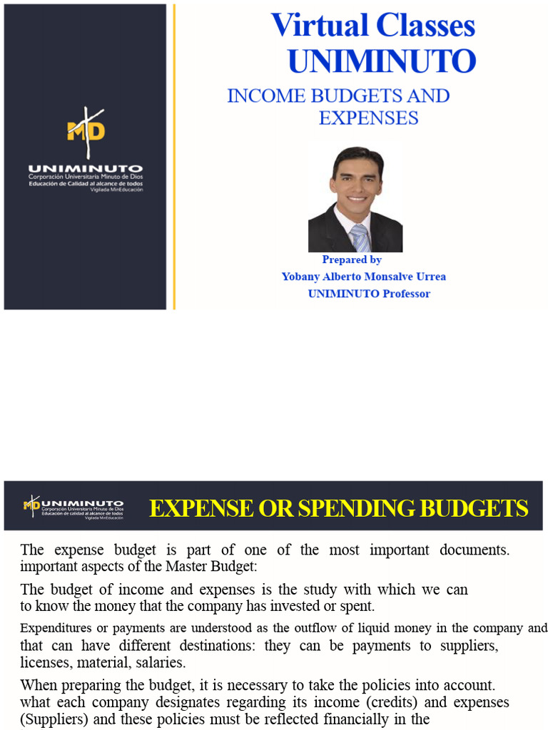 Expense Budgeting Essentials Guide | PDF | Expense | Budget